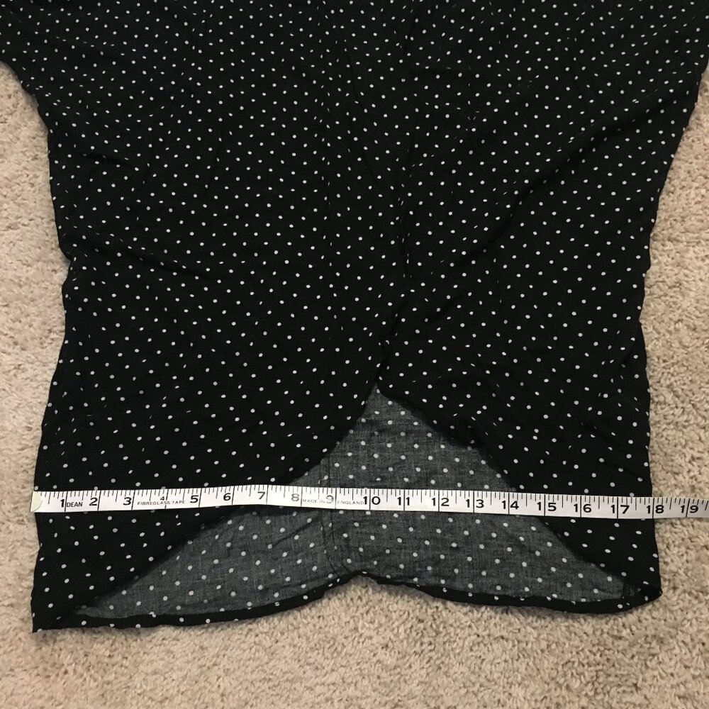 Ardene 100% Viscose Polka Dot Cocoon Kimono Cardigan Cover Up Medium M - Picture 12 of 14